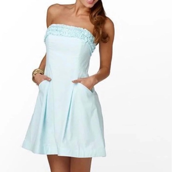 Lilly Pulitzer Dresses & Skirts - Lilly Pullitzer Seersucker Pocket Dress